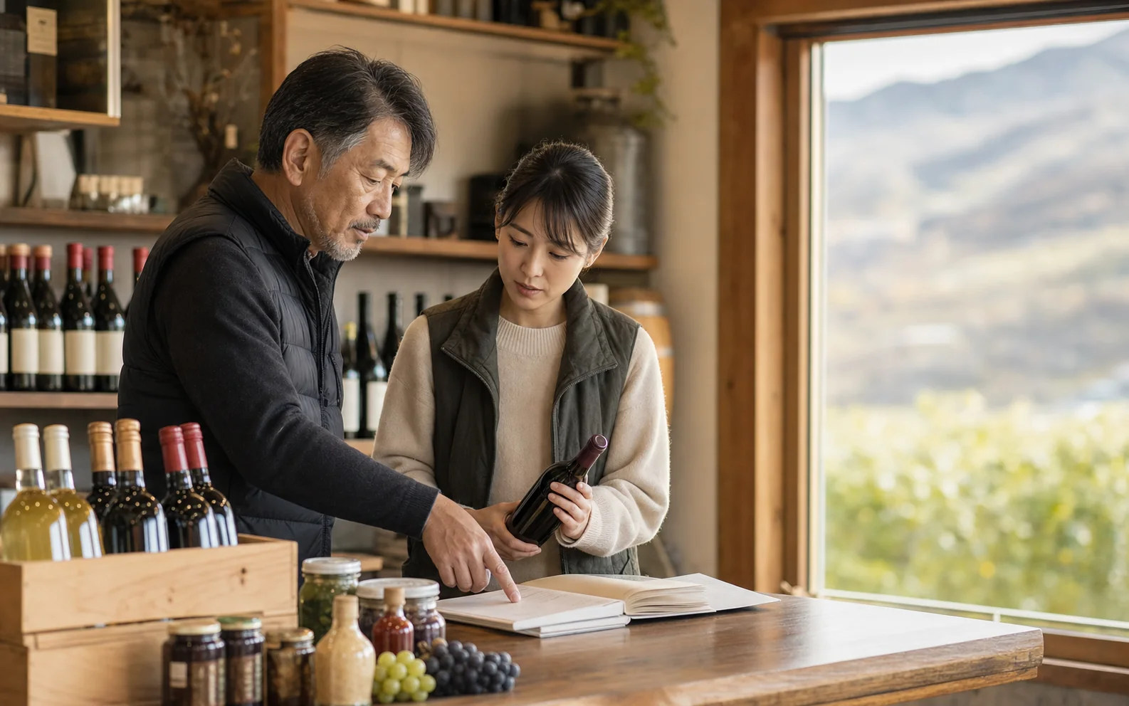 山梨のワイン・食品事業の承継を話す経営者と次の担い手